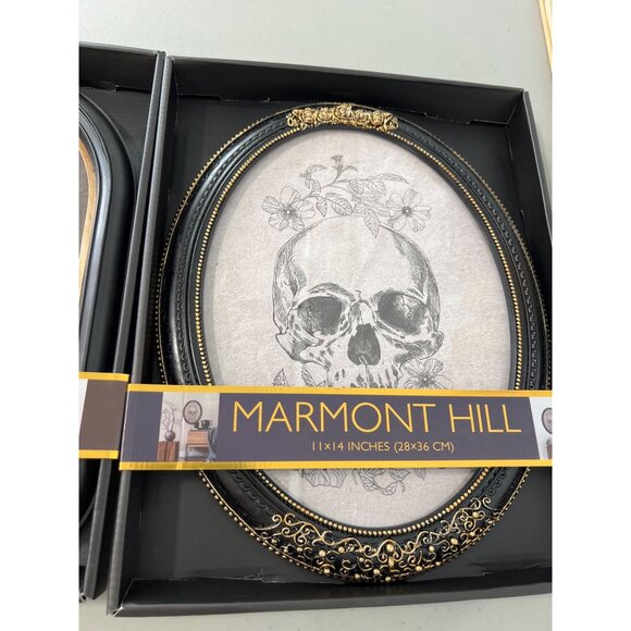 Marmont Hill Halloween Art TikTok Viral 11x14 Set Of 3 Frame Witch Skull Alchemy - Picture 5 of 6